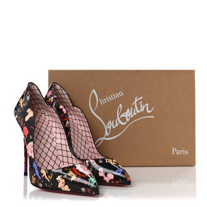 Christian Louboutin Patent Hot Chick 100 Pumps 37 Multicolor 8 of 8