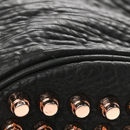 Alexander Wang Pebbled Lambskin Diego Bucket Black Rose Gold Hardware 12 of 12
