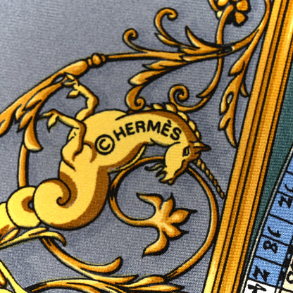 Hermes Silk Dies et Hore Scarf 45 6 of 6