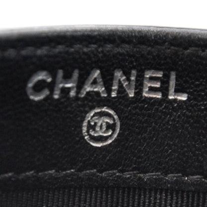 Chanel Patent Quilted Card Holder Black 6 of 8