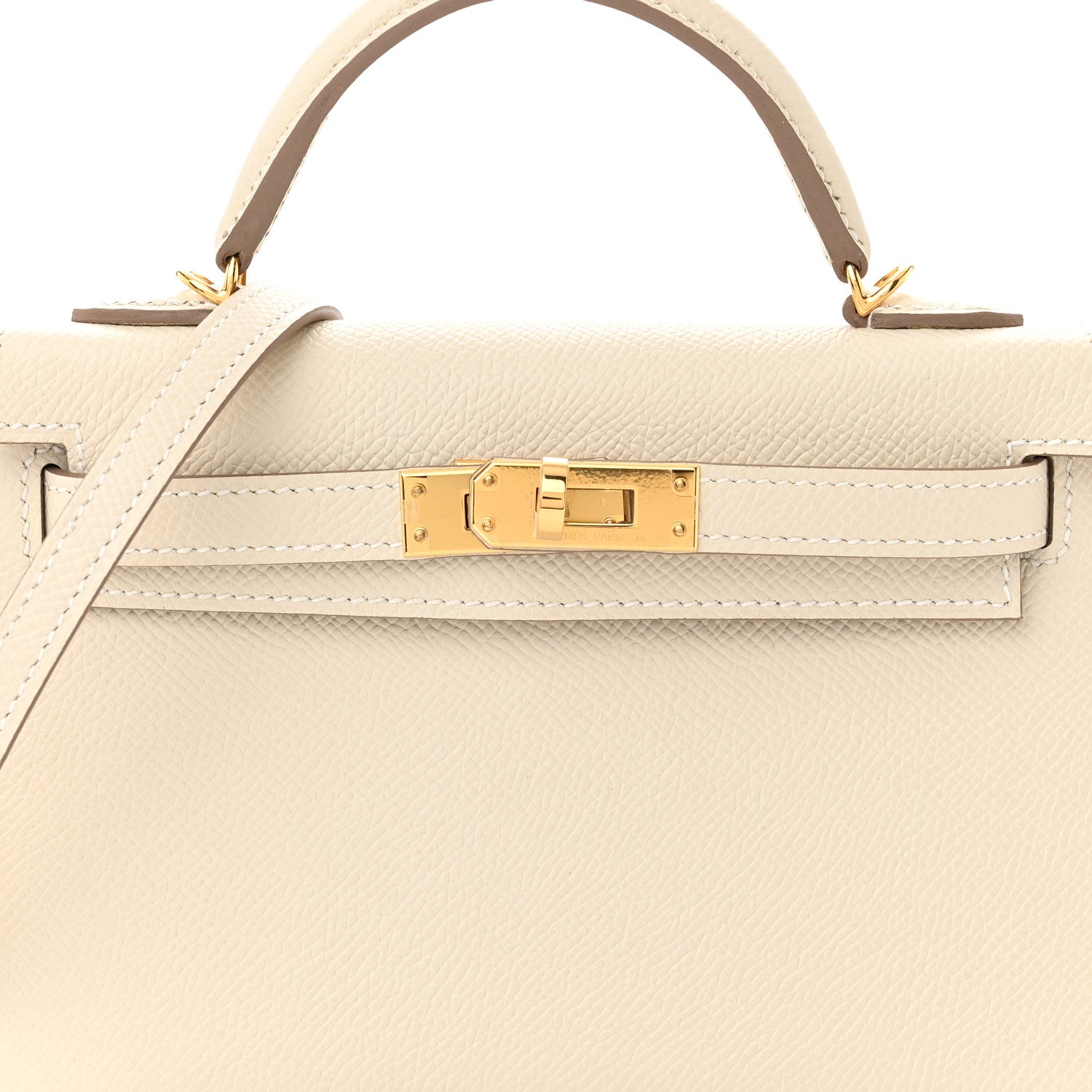 Hermes Epsom Mini Kelly Sellier 20 Craie 7 of 10