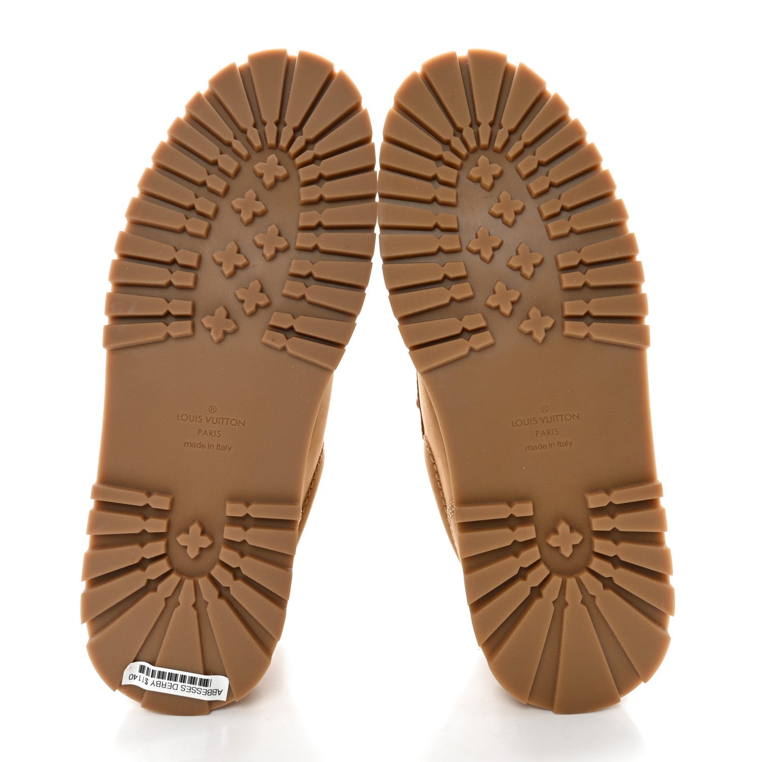 Louis Vuitton Suede Mens Abbesses Derby Beige 5 of 16