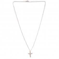 Tiffany Platinum Diamond Bezel Set Cross Pendant Necklace 2 of 6