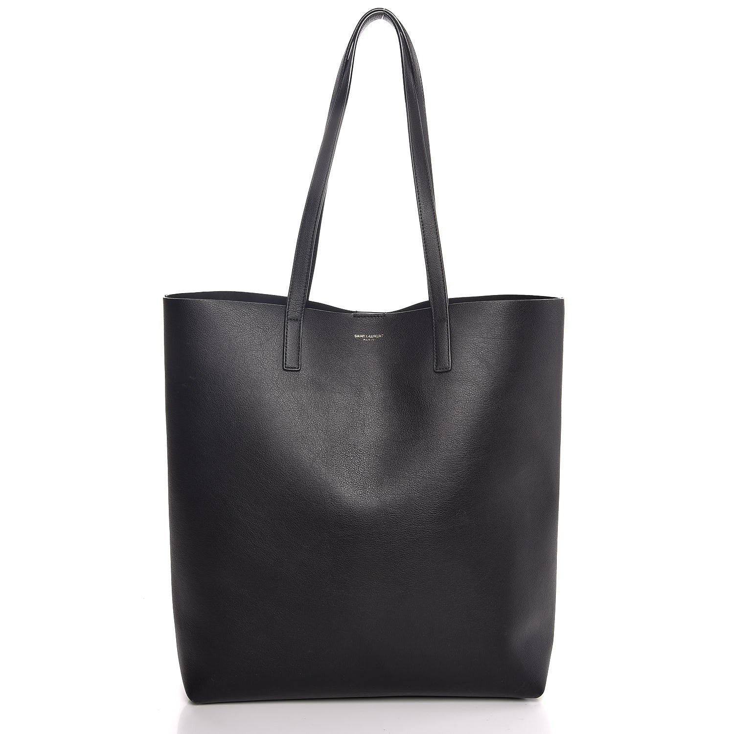 Saint Laurent Calfskin Medium Shopping Tote Black 5 of 10