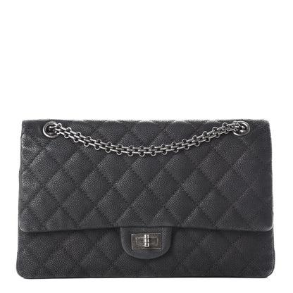 Chanel Iridescent Caviar Quilted 2.55 Reissue 226 Flap Black 1 of 13