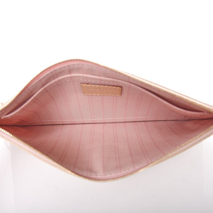 Louis Vuitton Damier Azur Neverfull MM GM Pochette Rose Ballerine 5 of 7