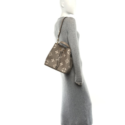 Louis Vuitton Empreinte Monogram Giant Neonoe MM Tourterelle Creme 2 of 13