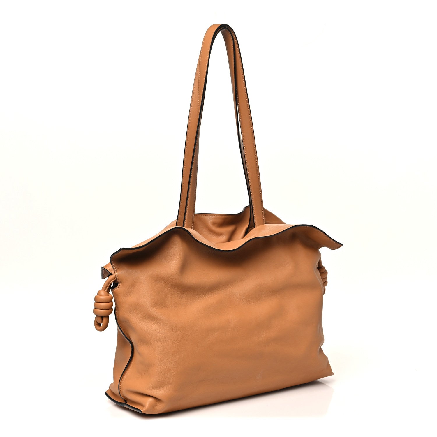 Loewe Calfskin Large Flamenco Knot Bag Warm Desert 2 of 10