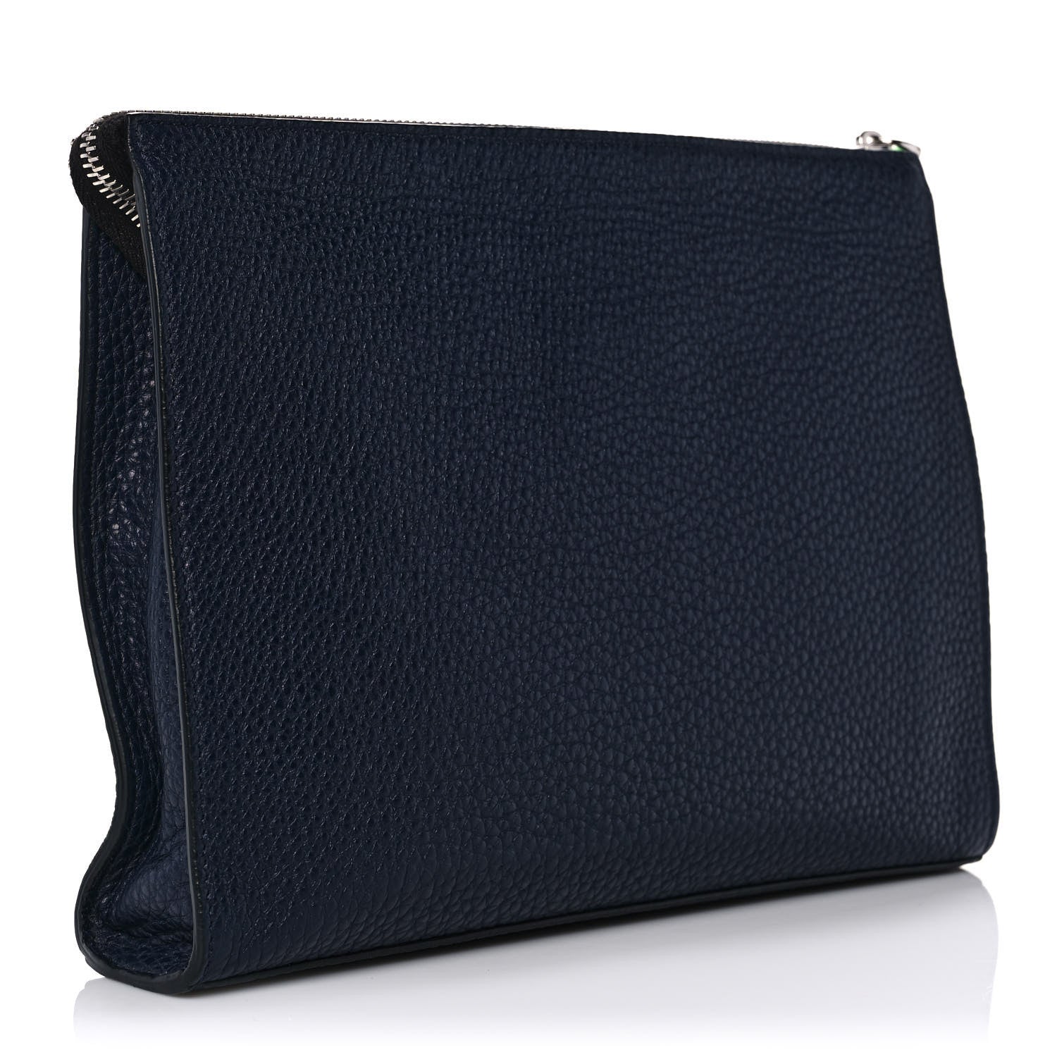 Fendi Vitello Monster Eyes Pouch Black Green 3 of 10