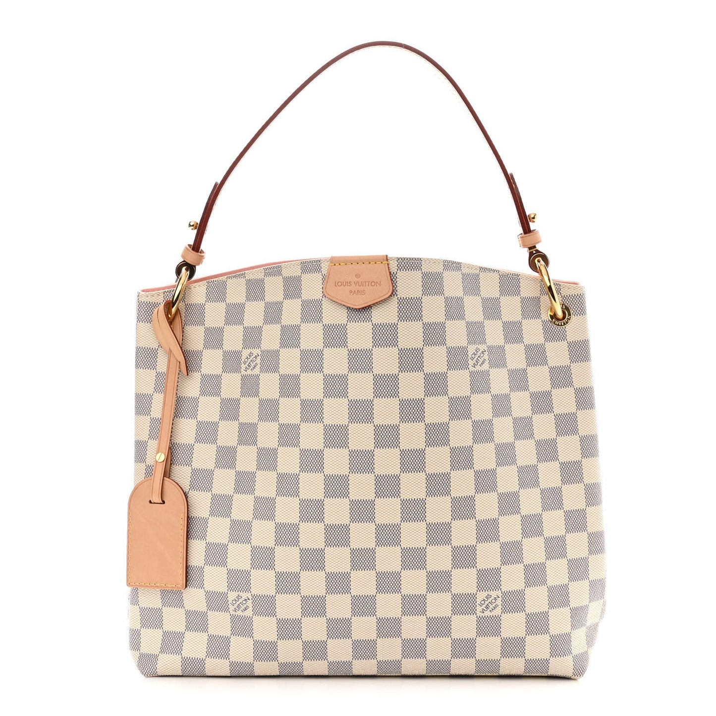 Damier Azur Graceful PM Rose Ballerine