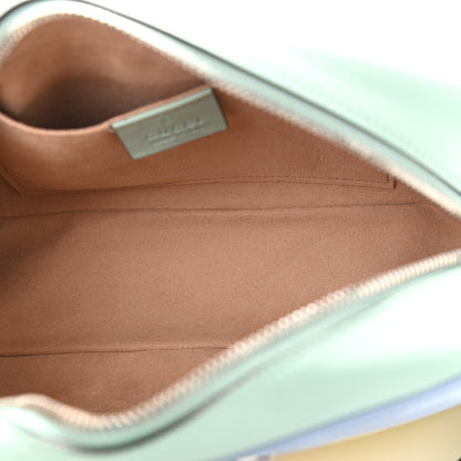 Gucci Calfskin Matelasse Diagonal Small GG Marmont Chain Shoulder Bag Multicolor Pastel 5 of 11