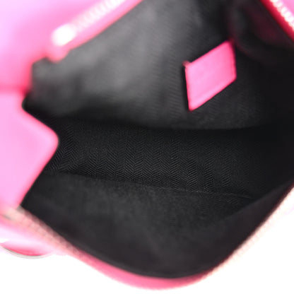 Loewe Calfskin Mini Puzzle Bumbag Neon Pink 5 of 9