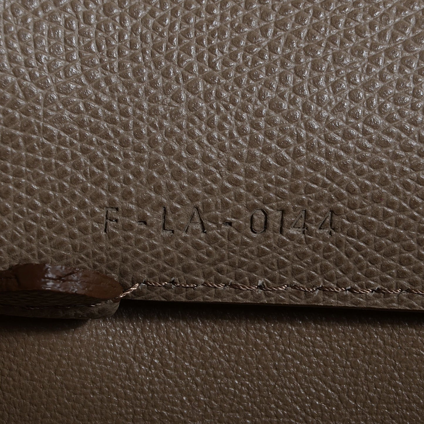 Grained Calfskin Small Horizontal Cabas Phantom Taupe