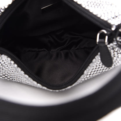 Prada Satin Crystal Mini Re-Edition 2000 Bag Cristal 5 of 12