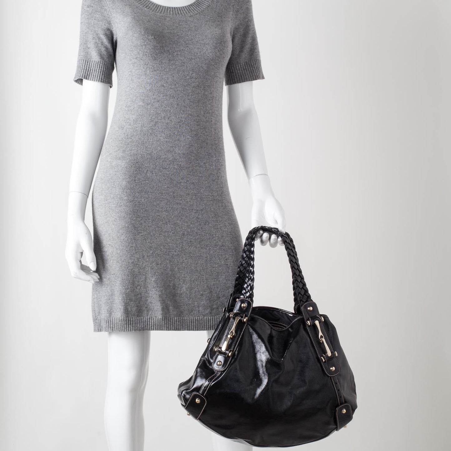 Patent Leather Medium Pelham Black