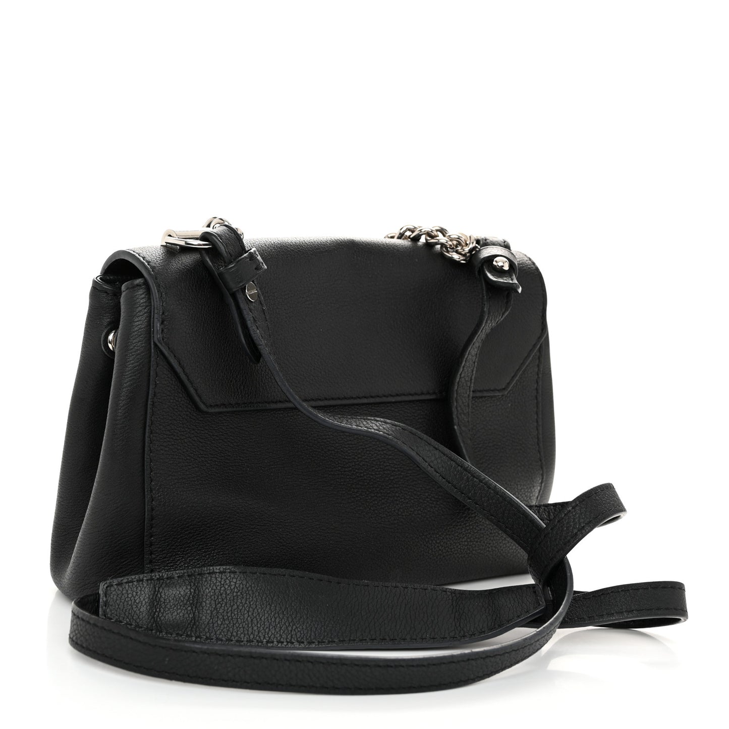 Calfskin Lockme II Chain Bag BB Black