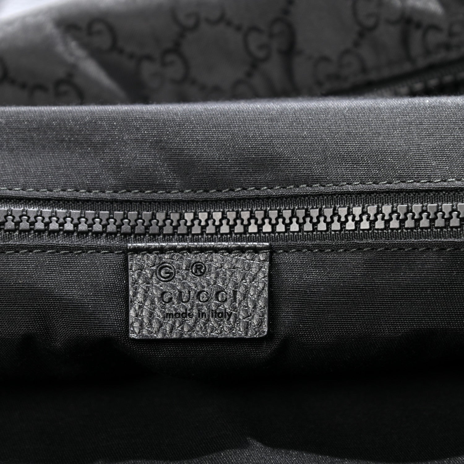 Gucci Nylon Monogram XL Duffle Bag Black 5 of 8