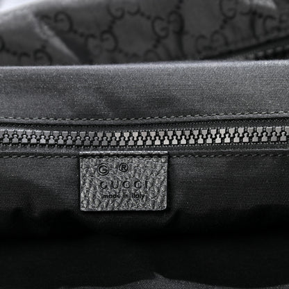 Gucci Nylon Monogram XL Duffle Bag Black 5 of 8