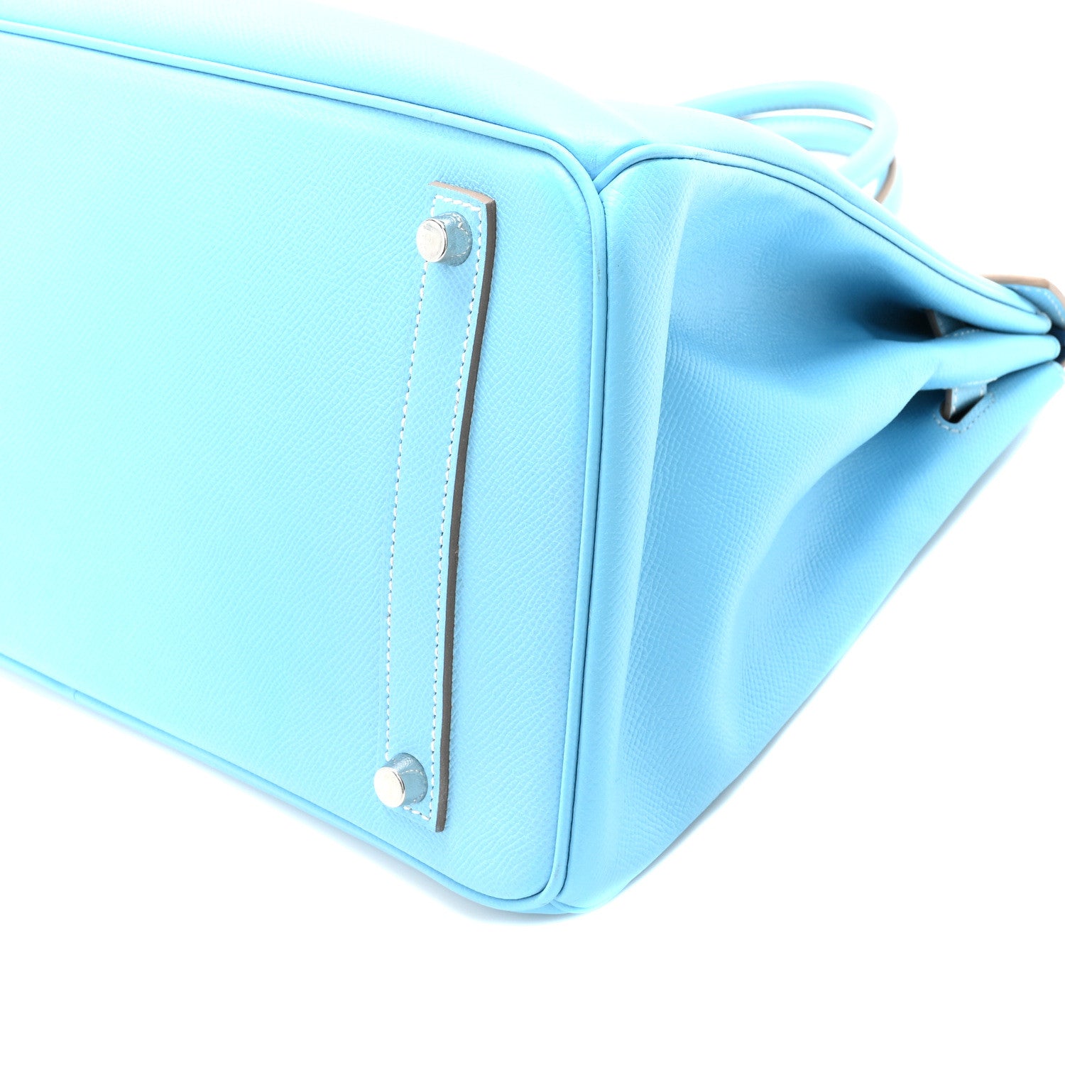 Hermes Epsom Candy Birkin 35 Celeste Mykonos 10 of 10