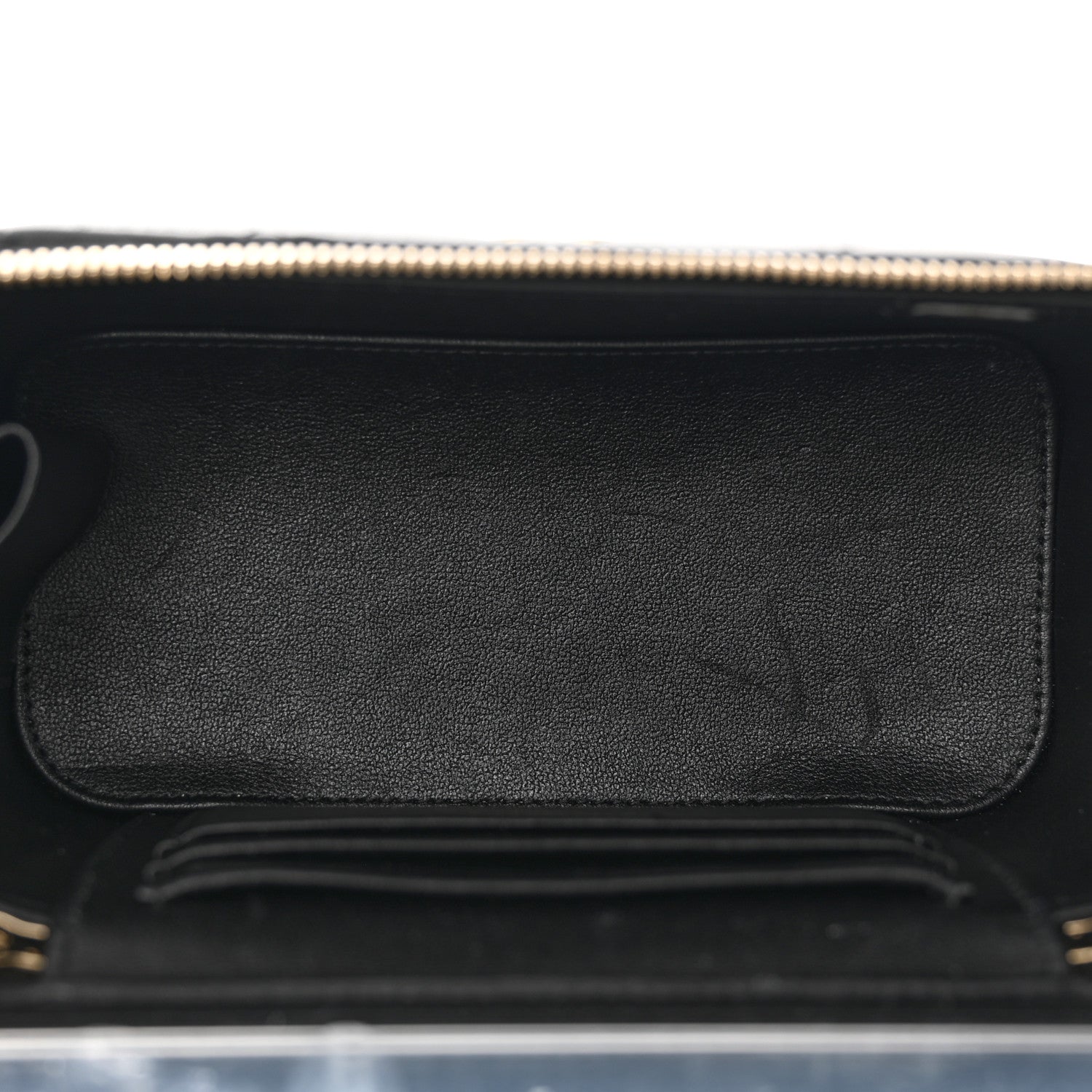 Chanel Lambskin Quilted Enamel Coco Casino Small Vanity Case With Chain Black 5 of 14