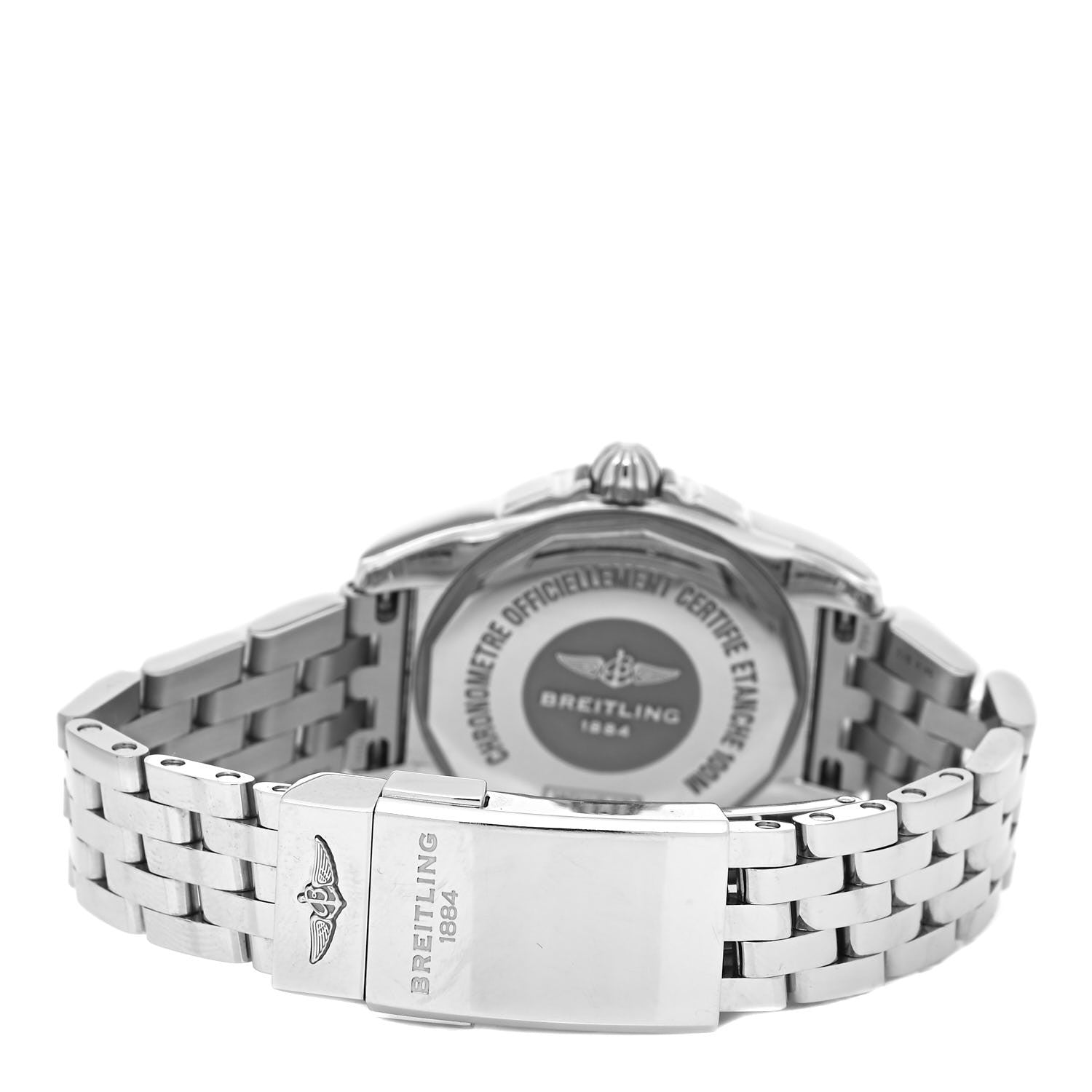Breitling Stainless Steel Mother of Pearl 29mm Galactic Quartz Watch White W72848 3 of 5