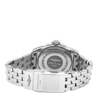 Breitling Stainless Steel Mother of Pearl 29mm Galactic Quartz Watch White W72848 3 of 5