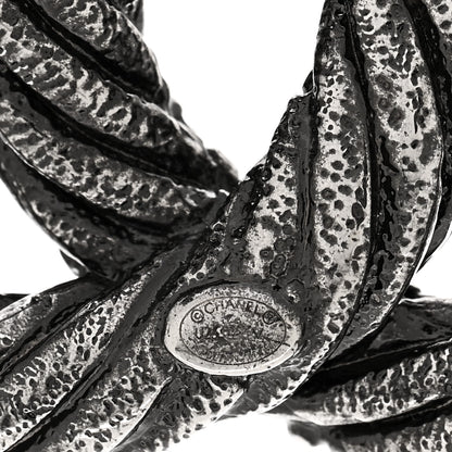 Chanel Ruthenium Twisted CC Brooch 4 of 4
