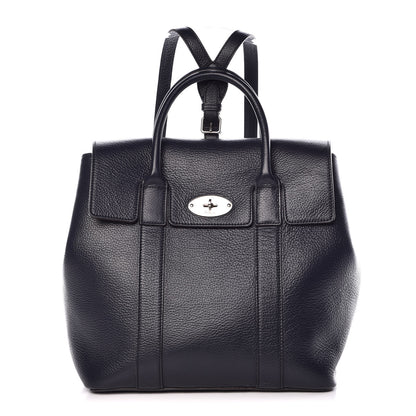 Mulberry Classic Grain Calfskin Small Bayswater Backpack Midnight Blue 1 of 14