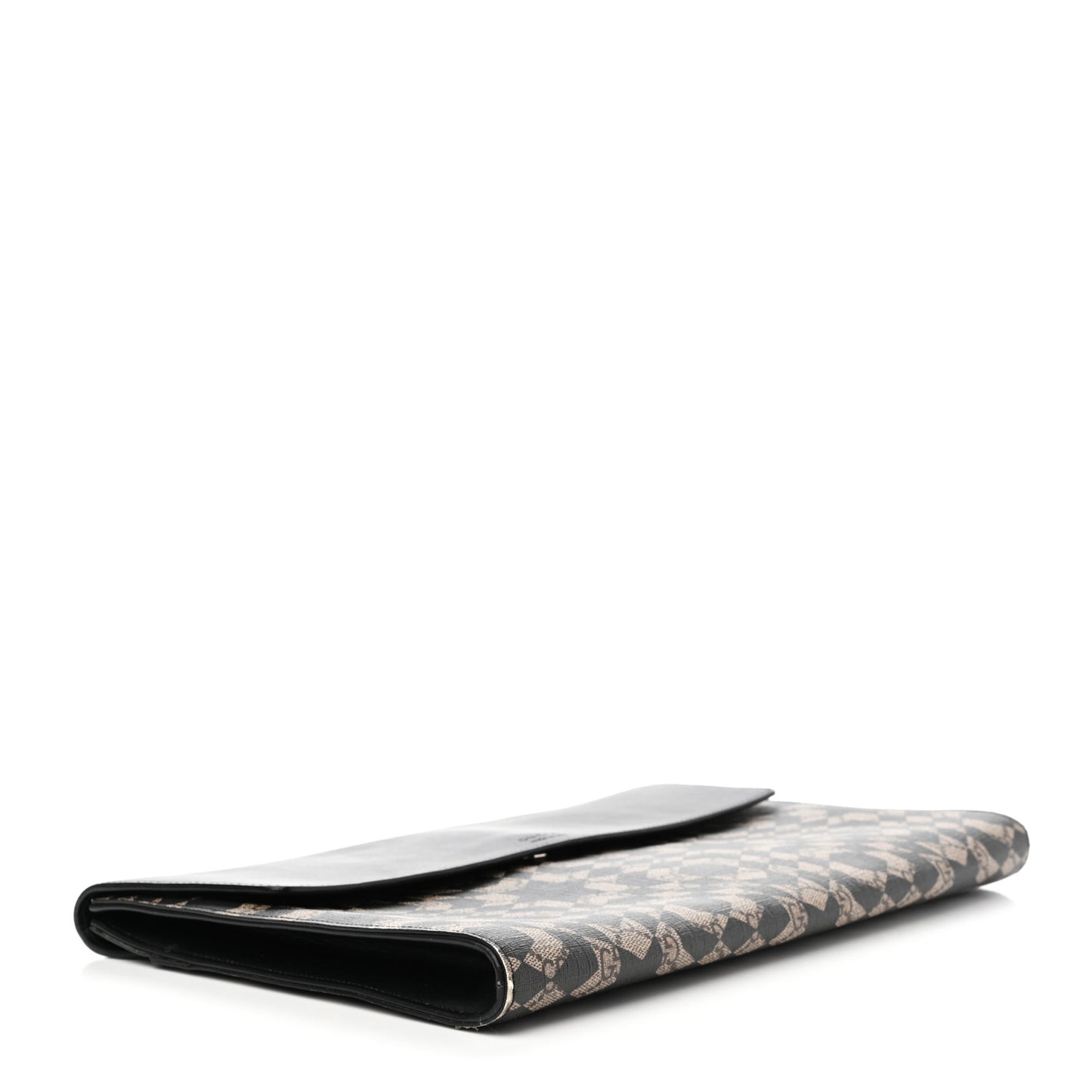 GG Supreme Monogram Caleido Print Clutch Black