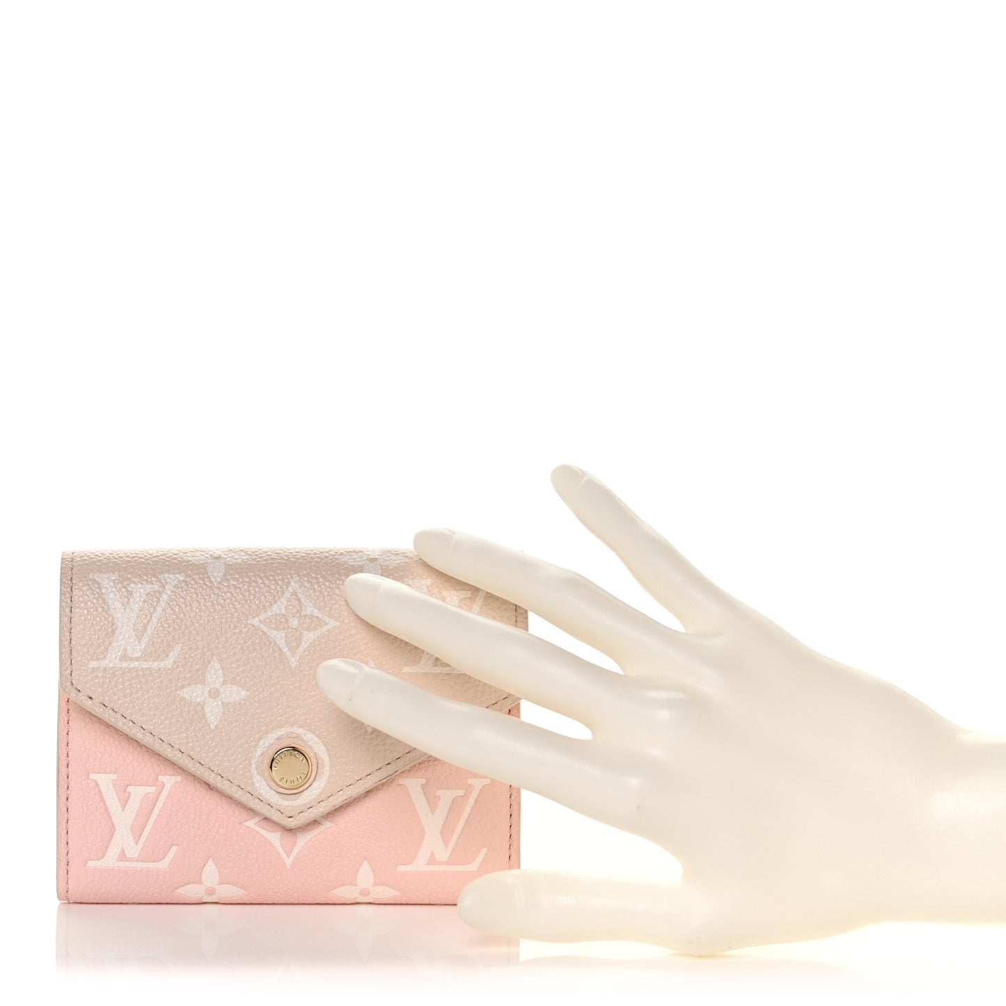 Empreinte Monogram Spring In The City Victorine Wallet Pink Beige Yellow