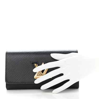 Louis Vuitton Epi Twist Wallet Black 2 of 7