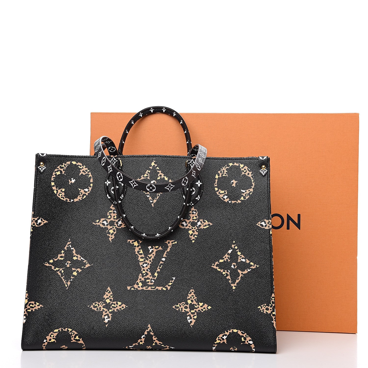 Louis Vuitton Monogram Giant Jungle Onthego GM Black 9 of 9