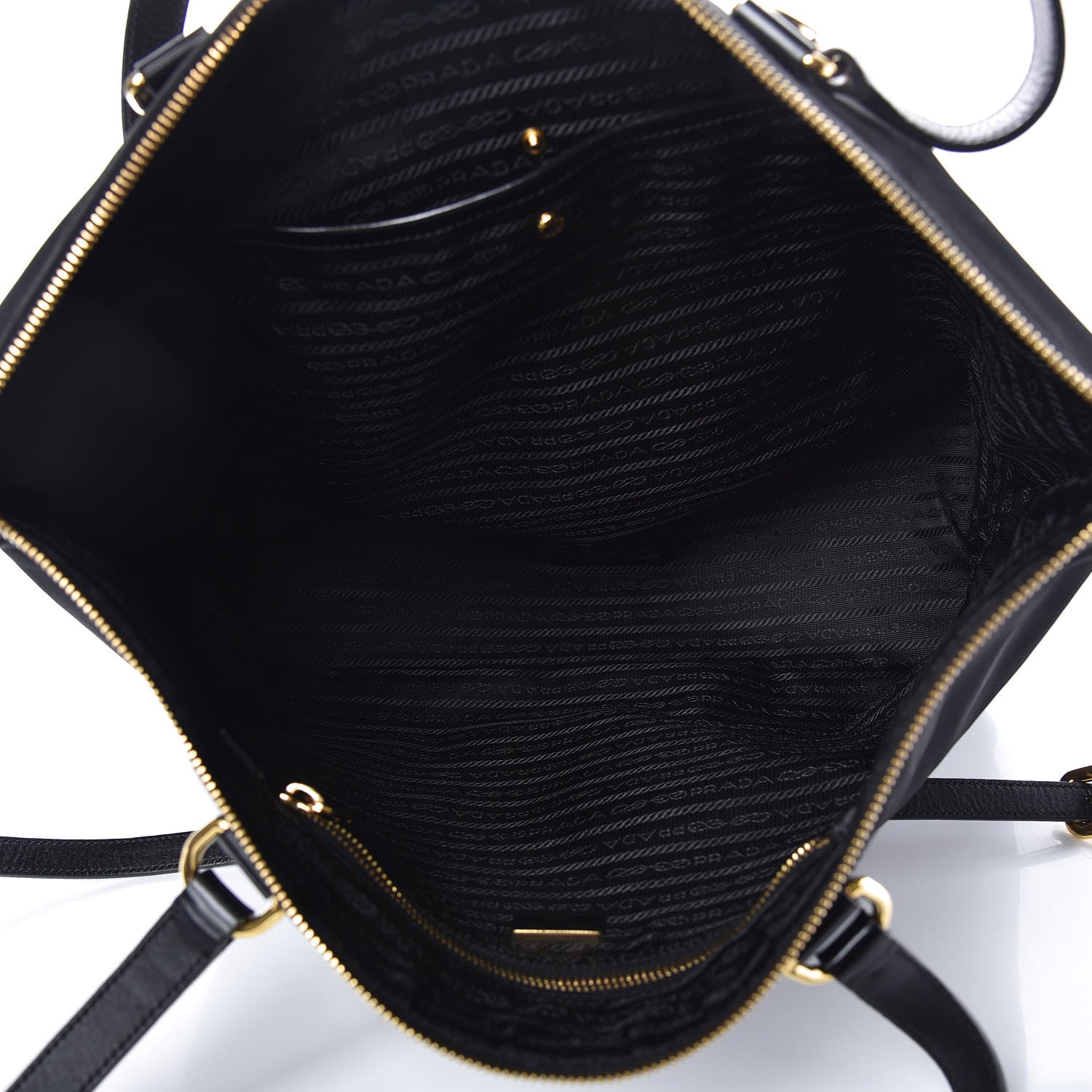 Prada Tessuto Nylon Tote Black 8 of 10