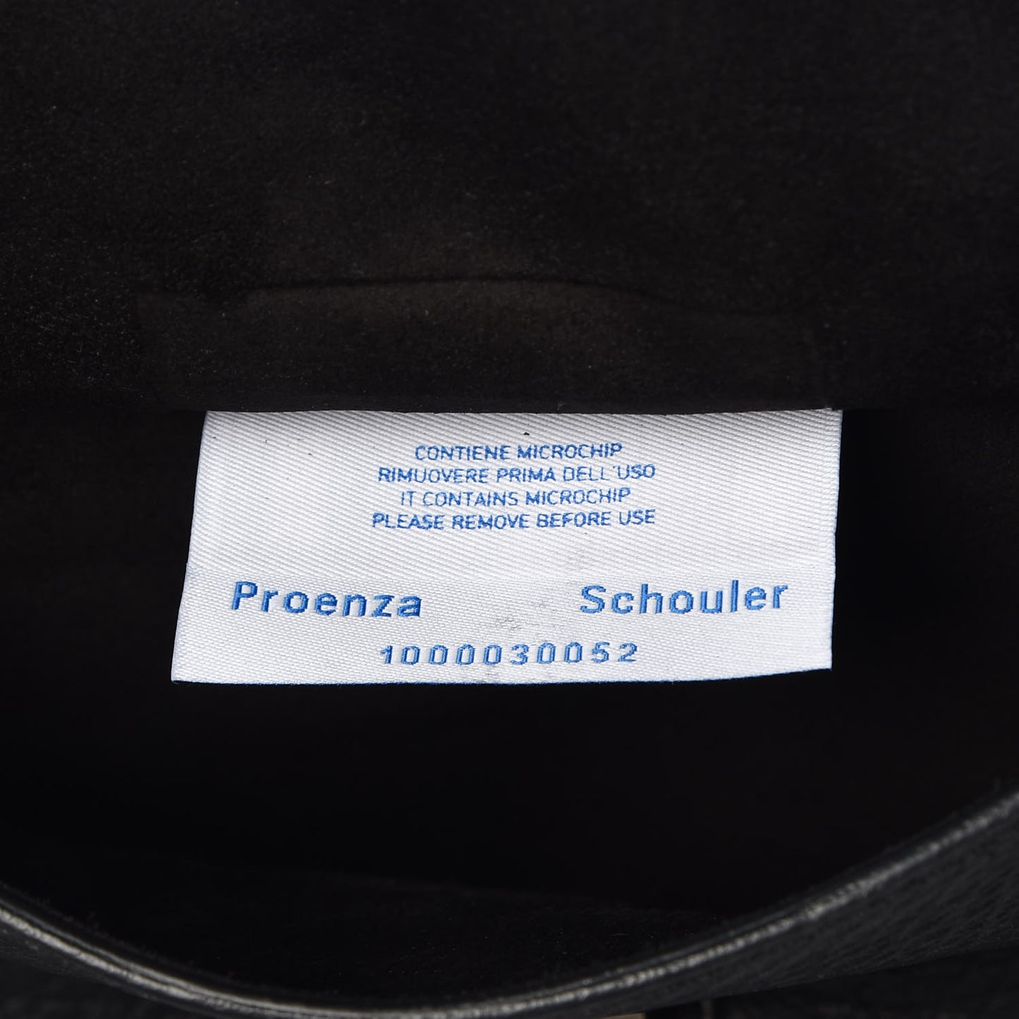 Pebbled Calfskin Small Courier Black