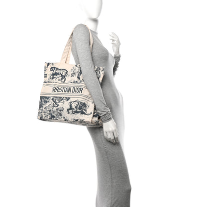 Christian Dior Canvas Dioriviera Tote Grey 2 of 11