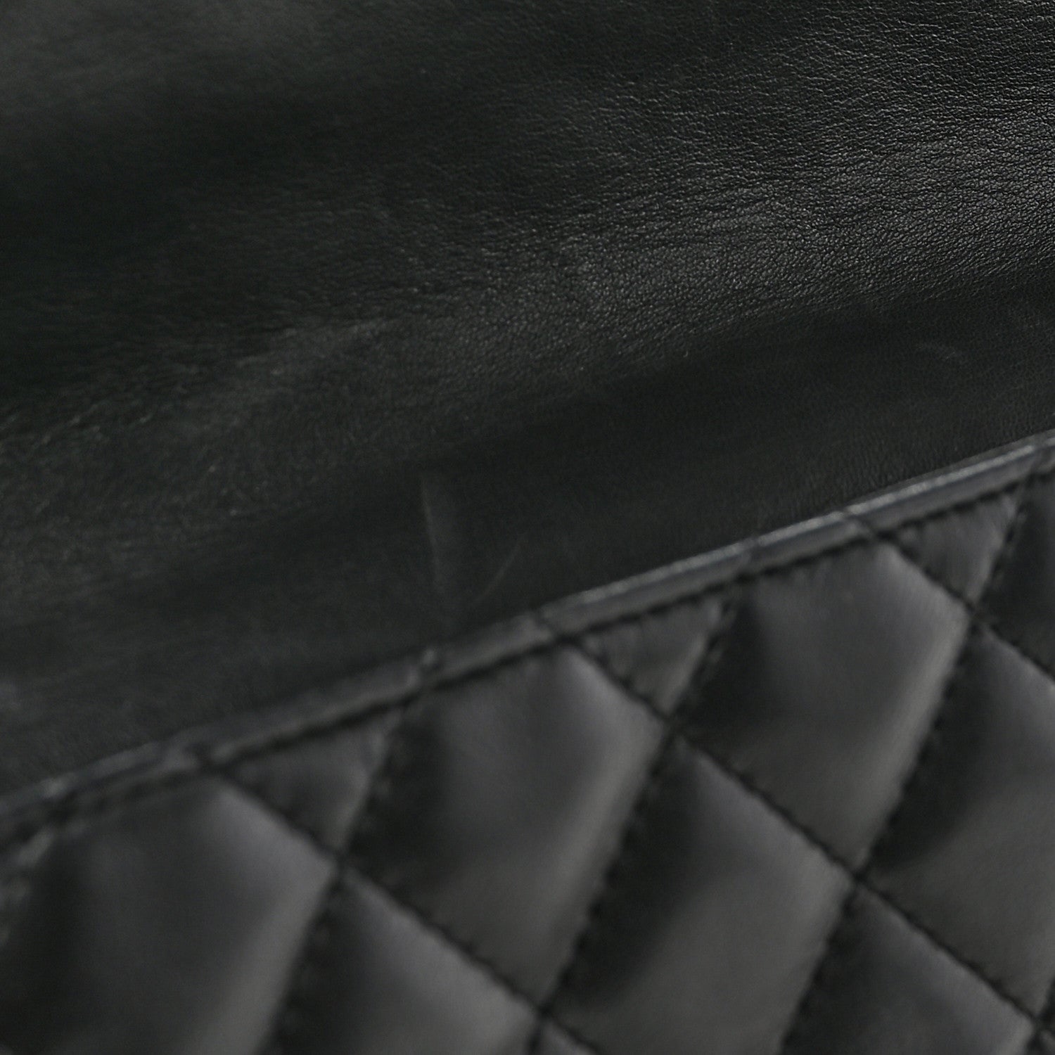 Chanel Lambskin Quilted East West Flap Black 13 of 13