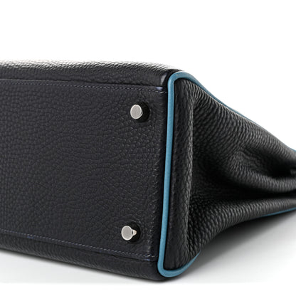 Hermes Togo Bi-Color Kelly Retourne 32 Indigo Blue Jean 10 of 10