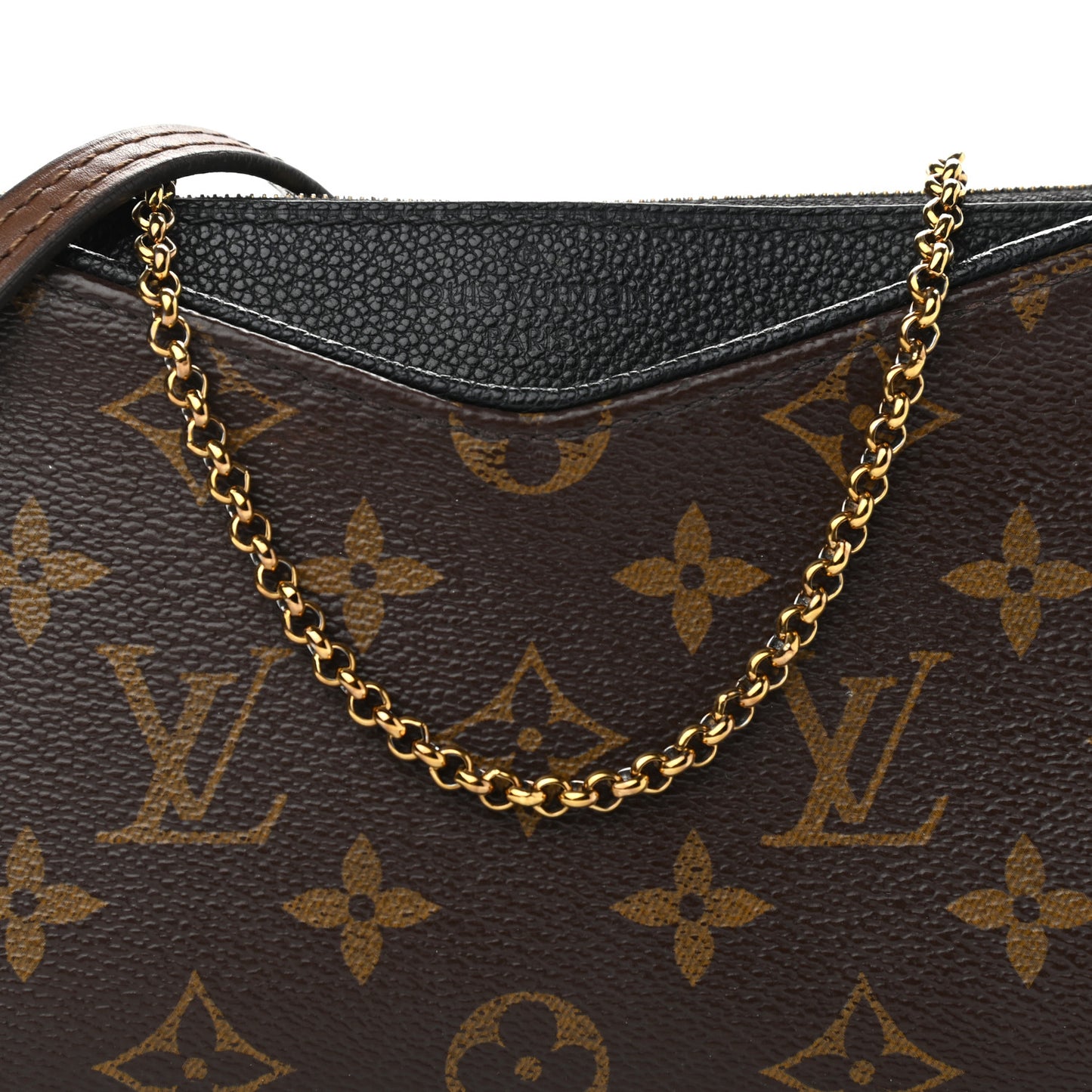 Monogram Pallas Clutch Black