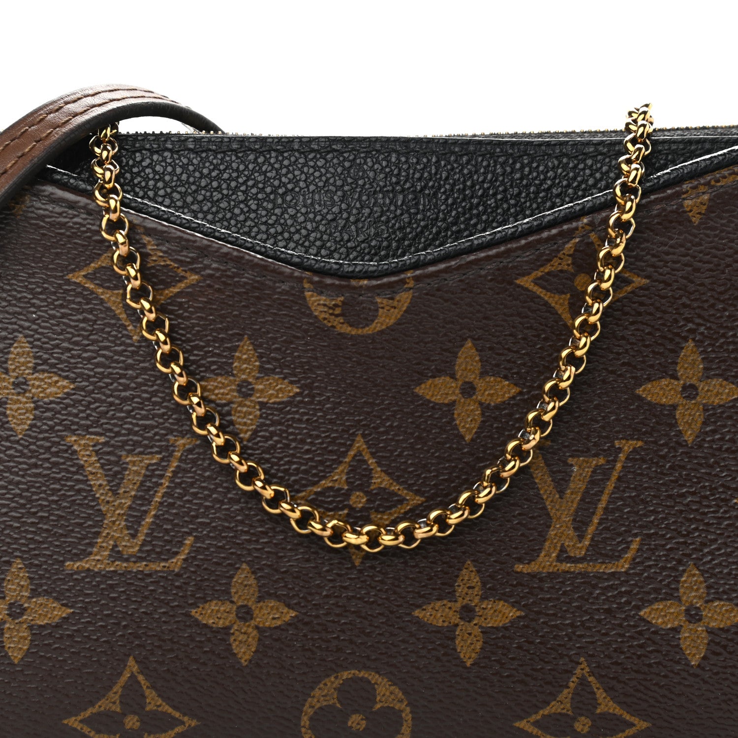 Louis Vuitton Monogram Pallas Clutch Black 13 of 13