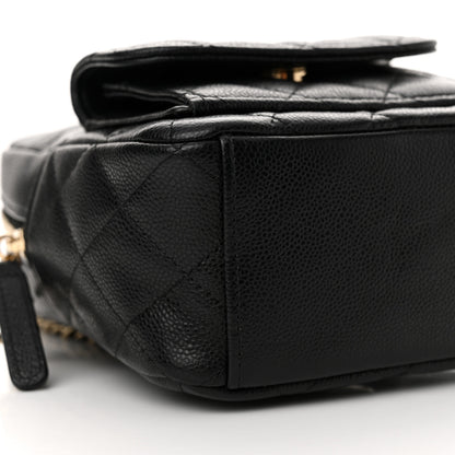 Chanel Caviar Quilted CC Mini Classic Backpack Black 9 of 10