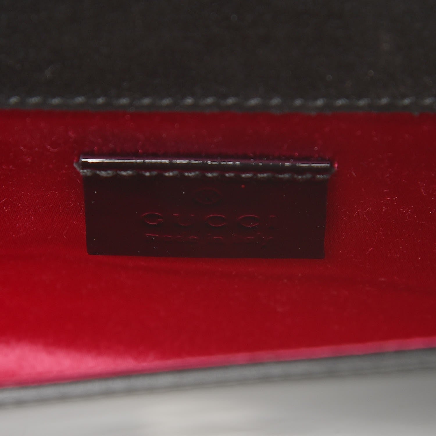 Gucci Patent Romy Clutch Black 6 of 7