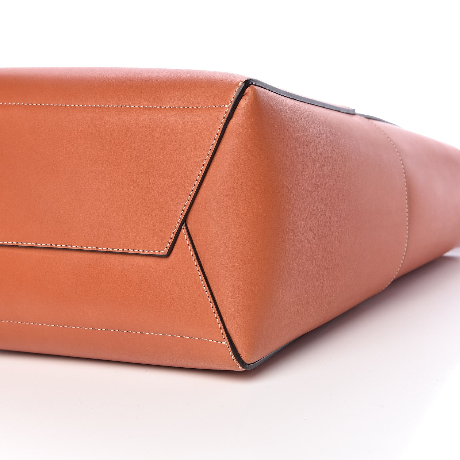 Celine Natural Calfskin Sangle Bucket Bag Terracotta 10 of 10