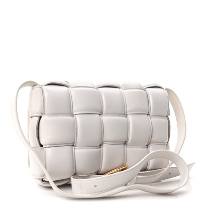 Bottega Veneta Nappa Maxi Intreccio Padded Cassette Crossbody Bag Chalk 3 of 10