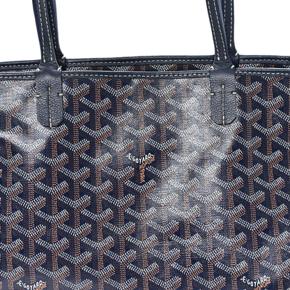 Goyard Goyardine Artois PM Navy 8 of 10