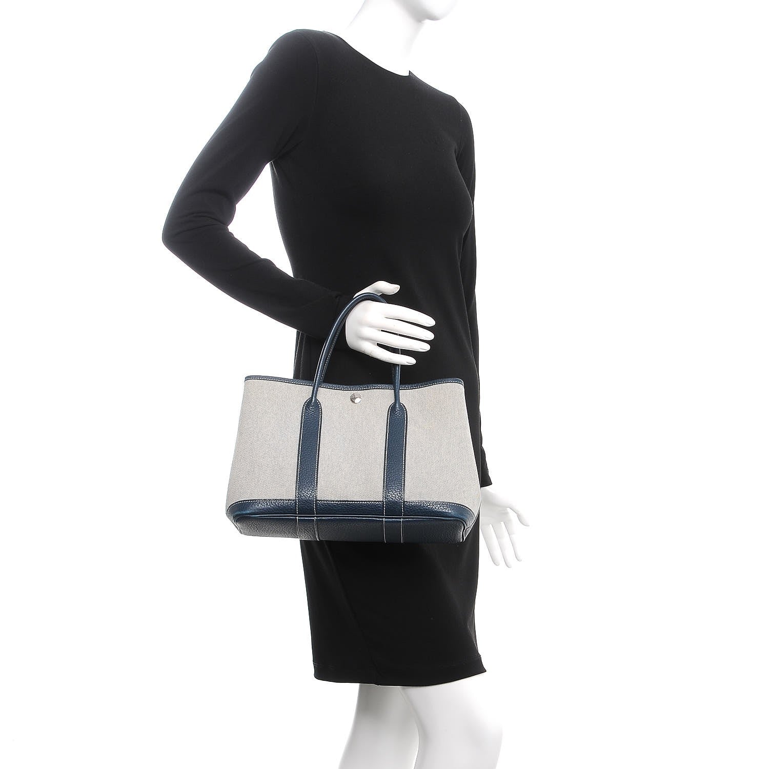 Hermes Toile Negonda Garden Party 30 TPM Bleu de Prusse 2 of 11
