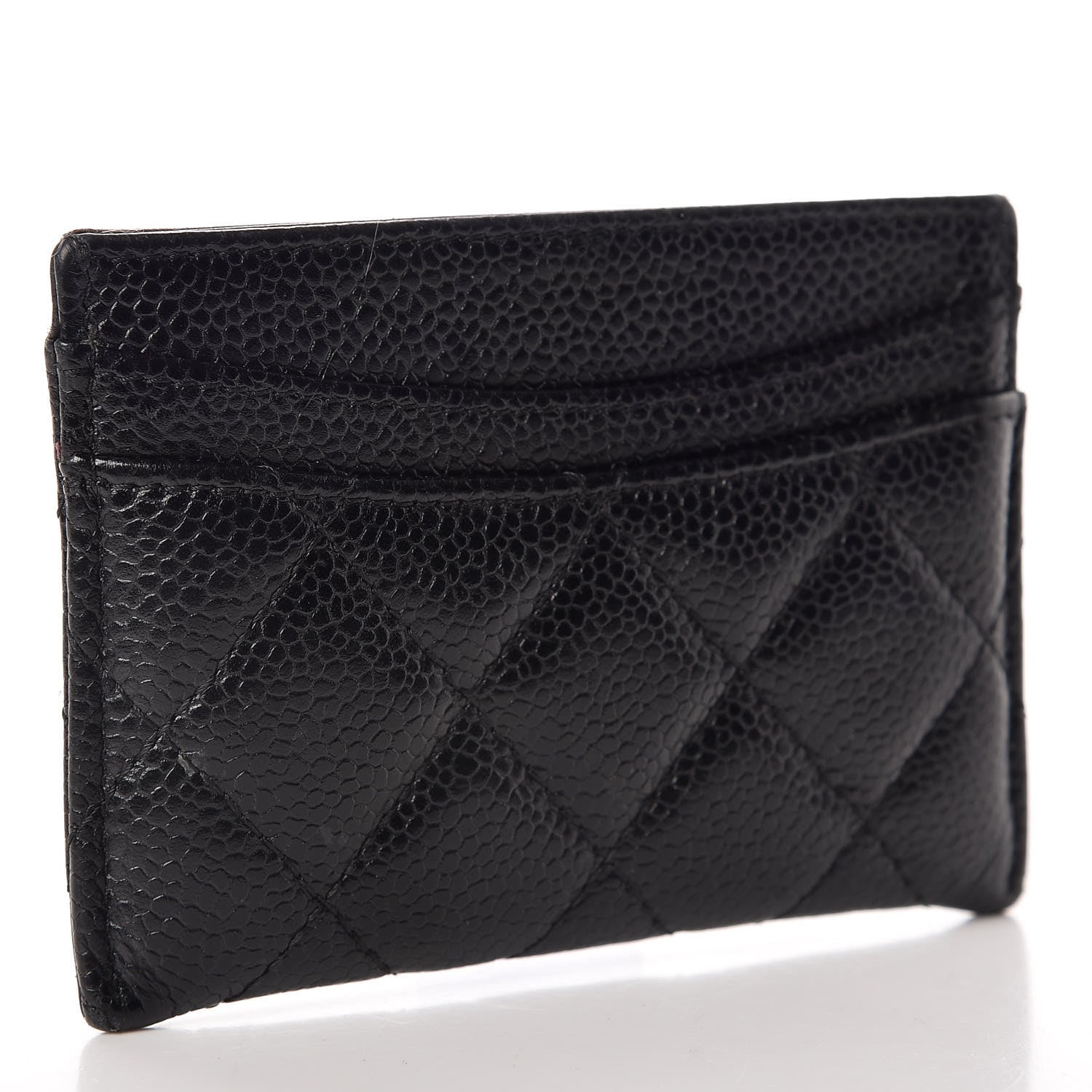 Chanel Caviar Quilted Card Holder Black 3 of 9
