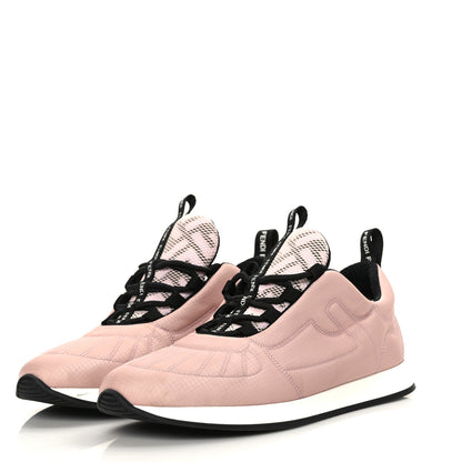Fendi Nylon FFreedom Sneakers 36.5 White Rosa 3 of 7
