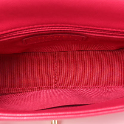 Chanel Caviar Quilted Small Fashion Therapy Flap Bag Dark Pink 5 of 11