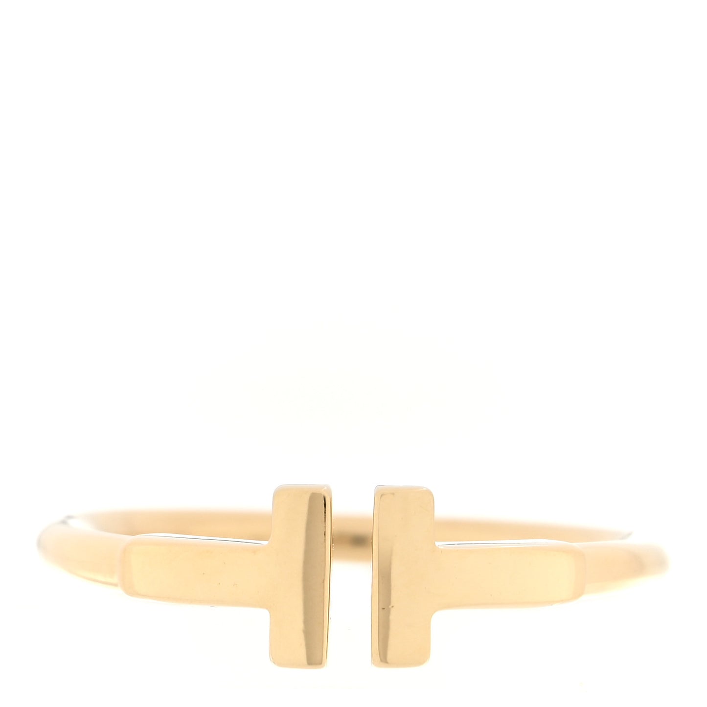 18K Yellow Gold T Wire Ring 54 6.75