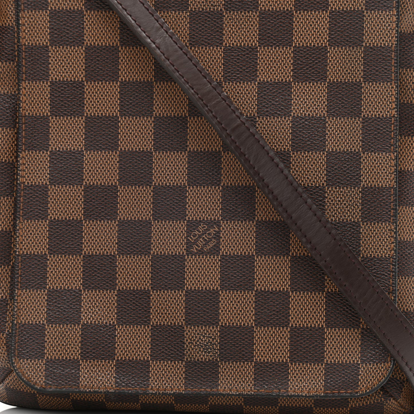 Damier Ebene Musette Salsa Long Strap